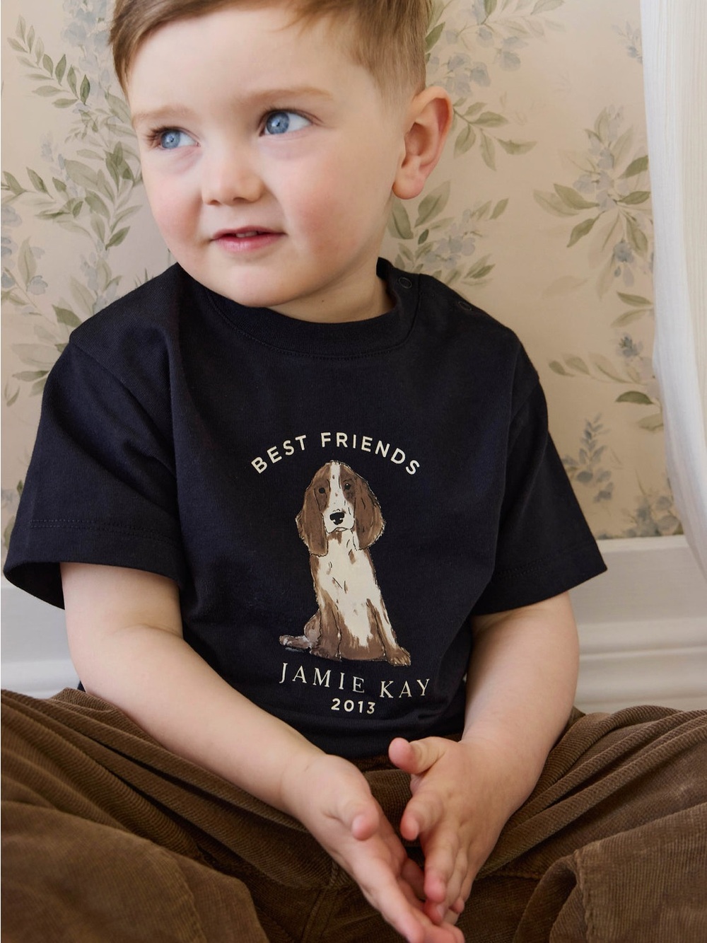 Organic Cotton Bjorn Tee-Dark Navy Best Friends